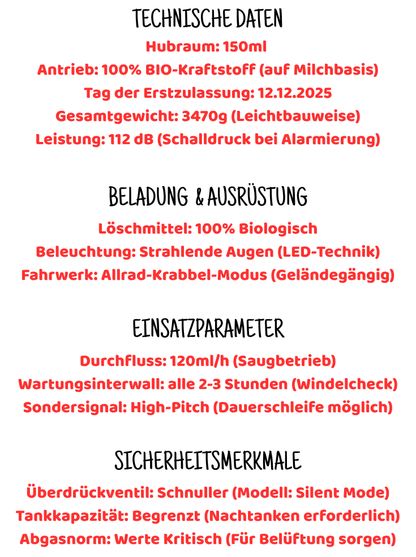 Übersichtsgrafik mit Details zur Bio-Qualität, dem schadstofffreien Druck nach OEKO-TEX Standard und Pflegehinweisen.